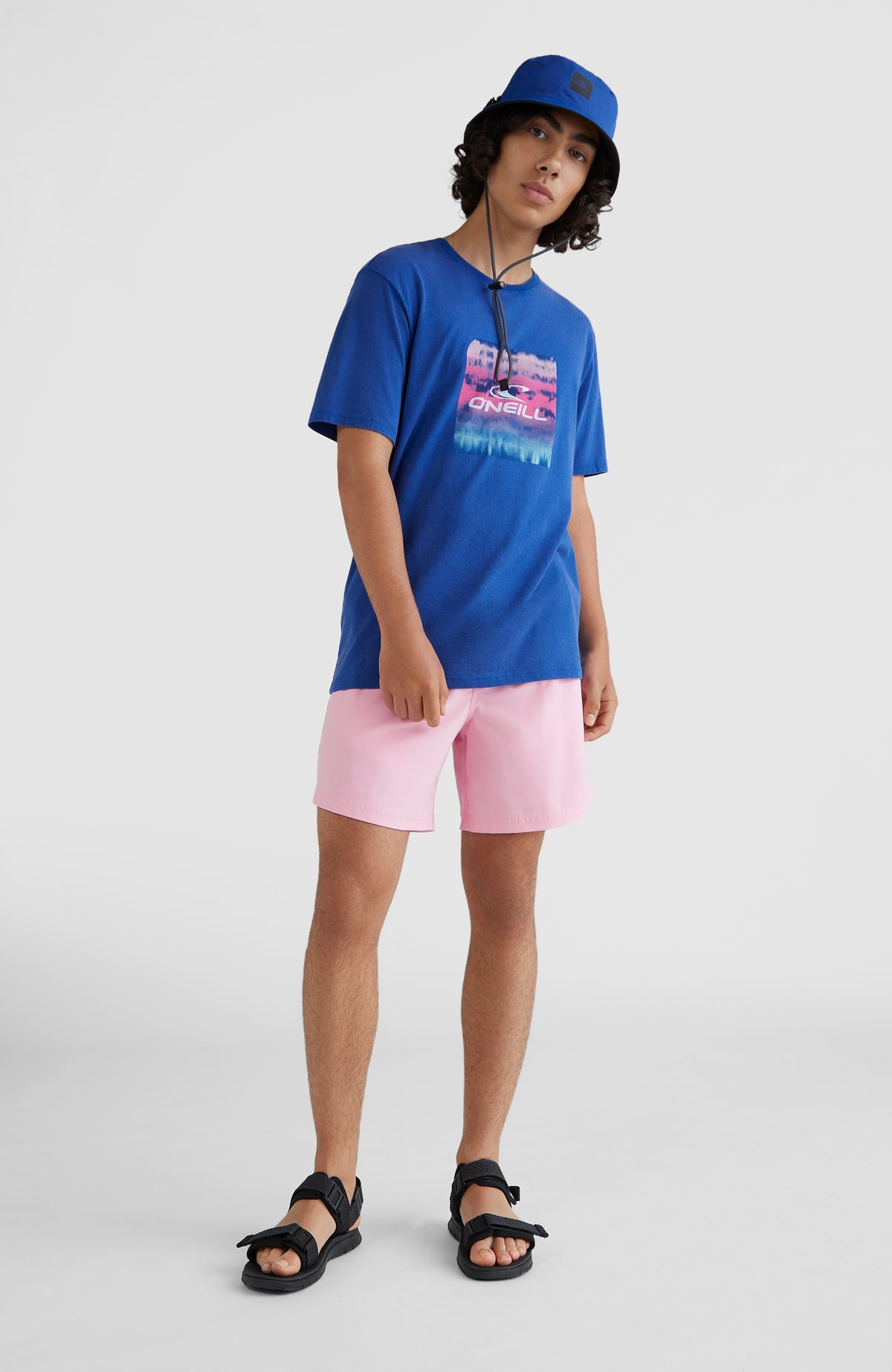 Cube Fill T-Shirt | Surf the web Blue