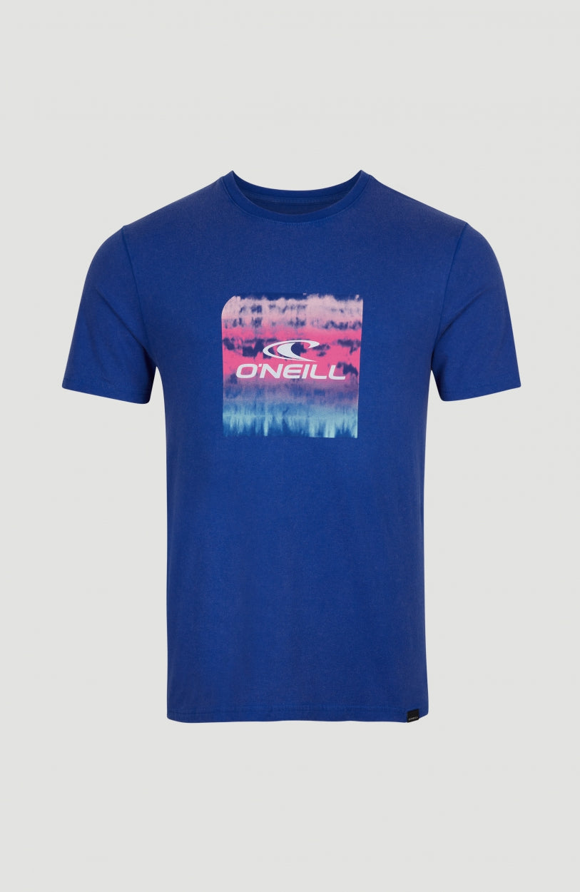 Cube Fill T-Shirt | Surf the web Blue
