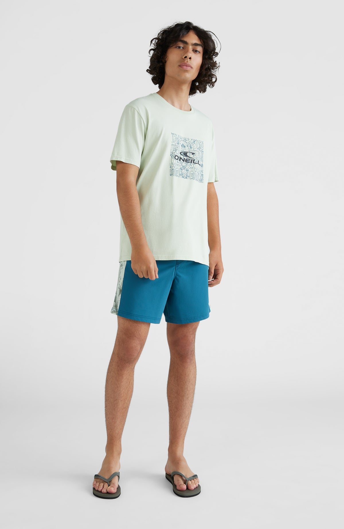 Cube Fill T-Shirt | Sea Foam