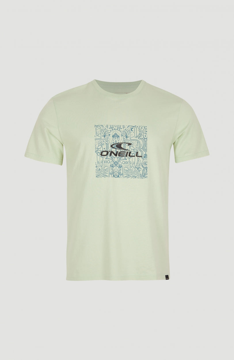 Cube Fill T-Shirt | Sea Foam
