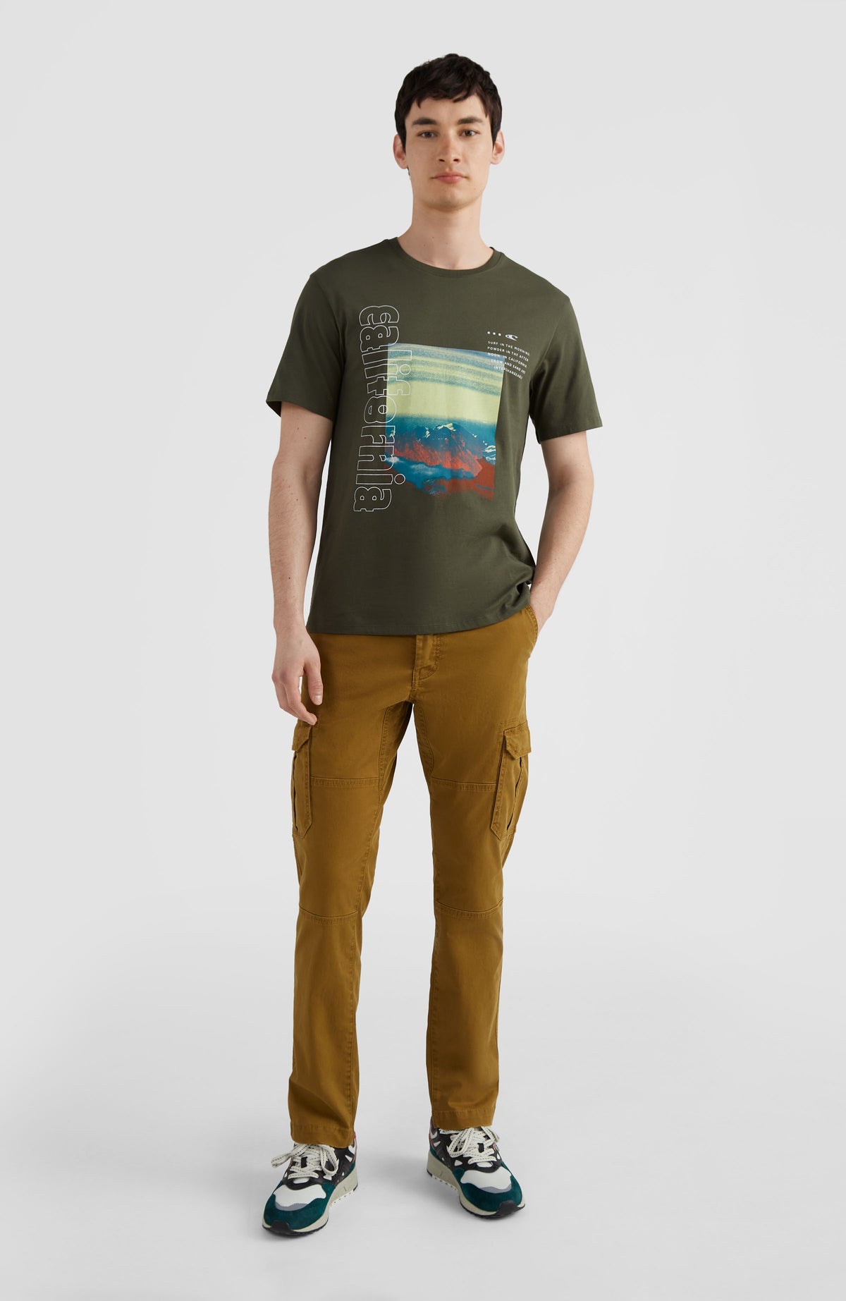 Cali Mountains T-Shirt | Forest Night