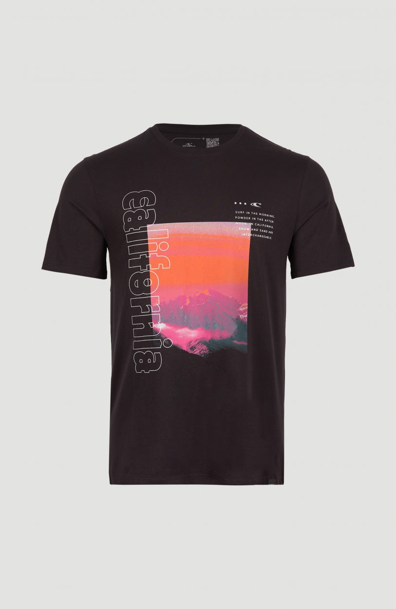 Cali Mountains T-Shirt | Black Out