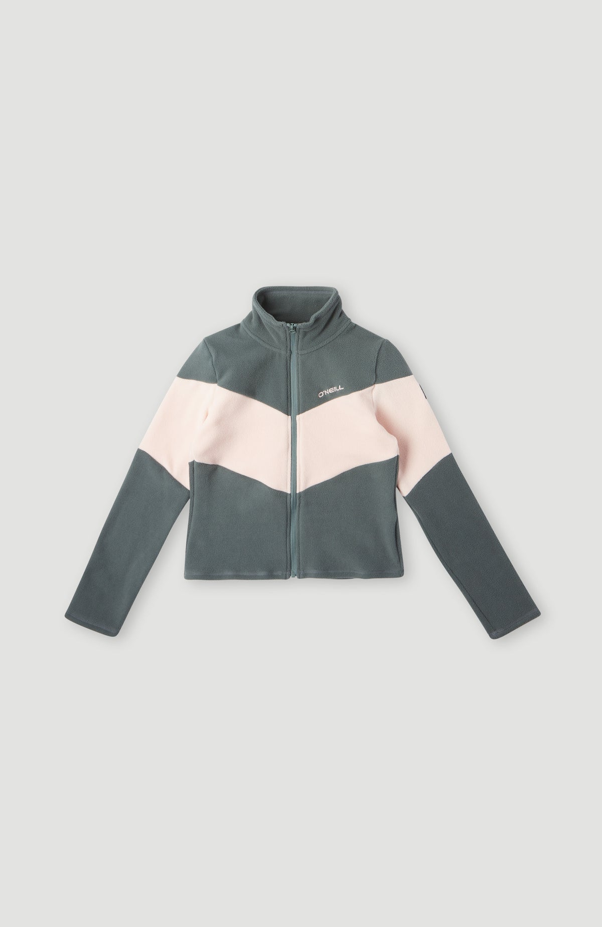 Diamond Fleece | Balsam Green Colour Block