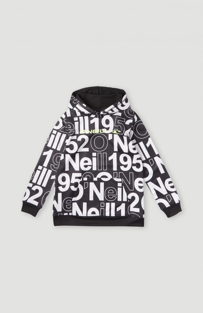 All Over Print Rutile Hooded Fleece | White Wording 1952