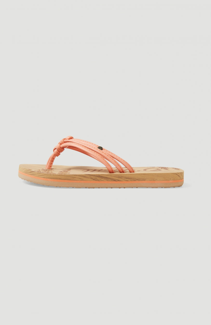 Ditsy Sandals | Fusion Coral