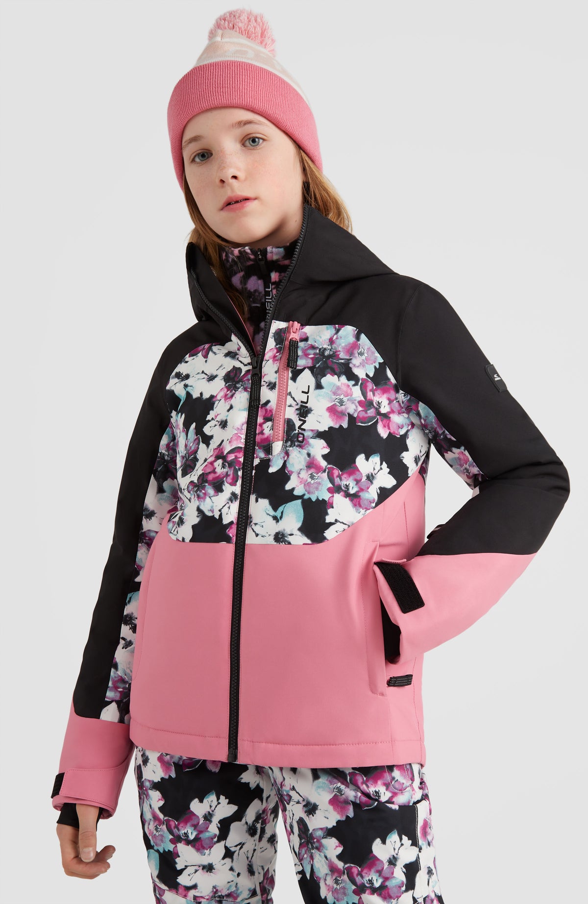 Diamond Snow Jacket | Blue Ice Flower