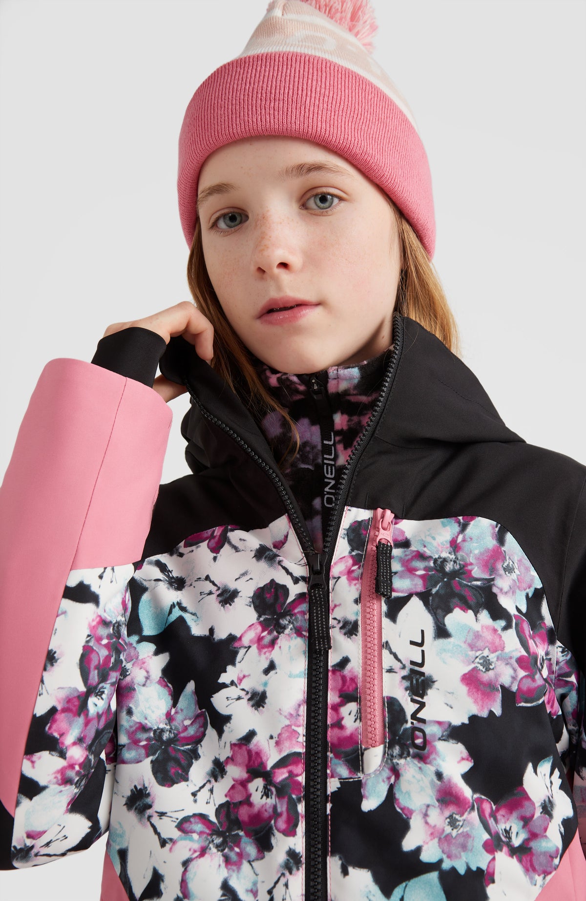 Diamond Snow Jacket | Blue Ice Flower