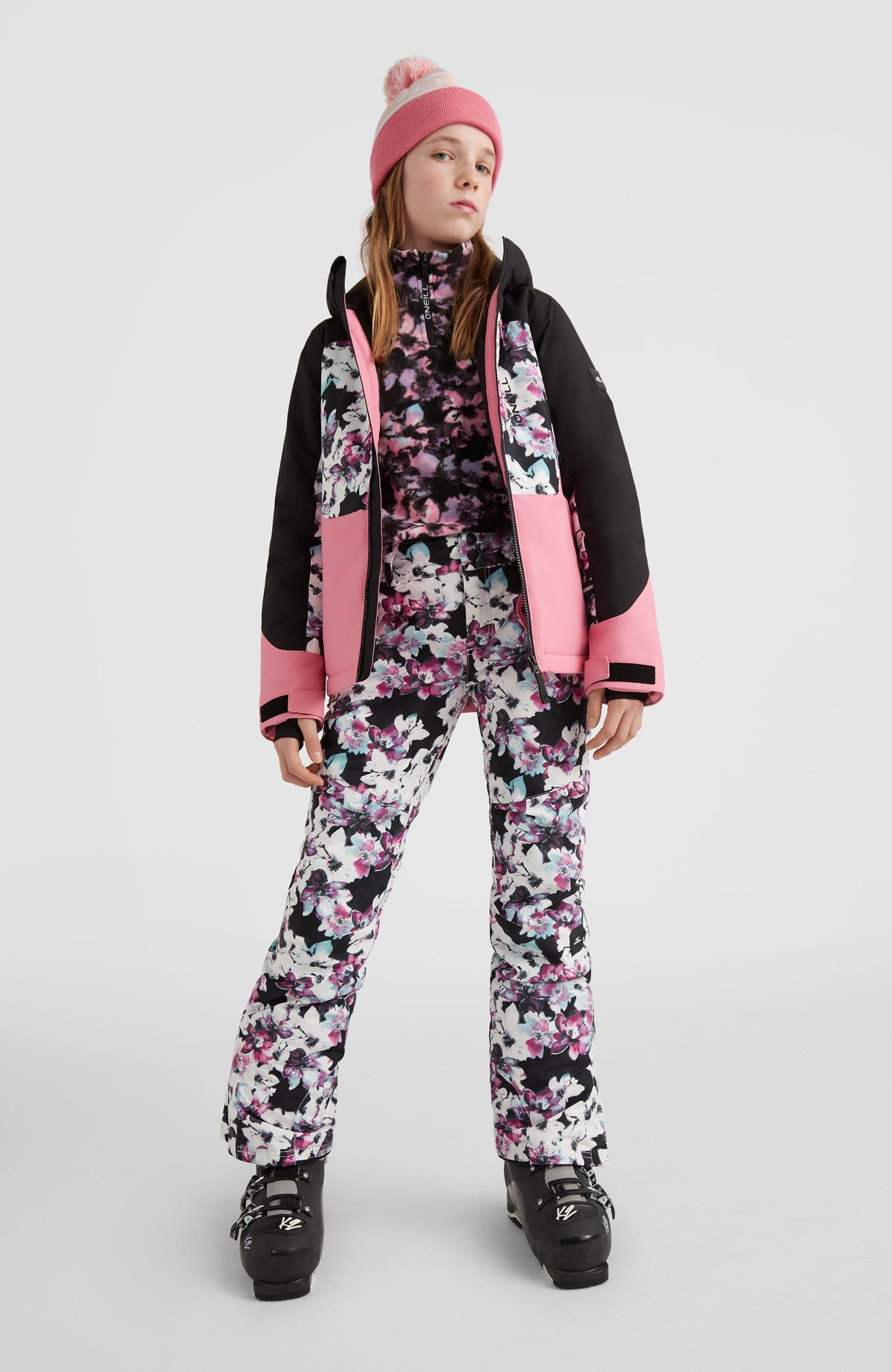 Diamond Snow Jacket | Blue Ice Flower