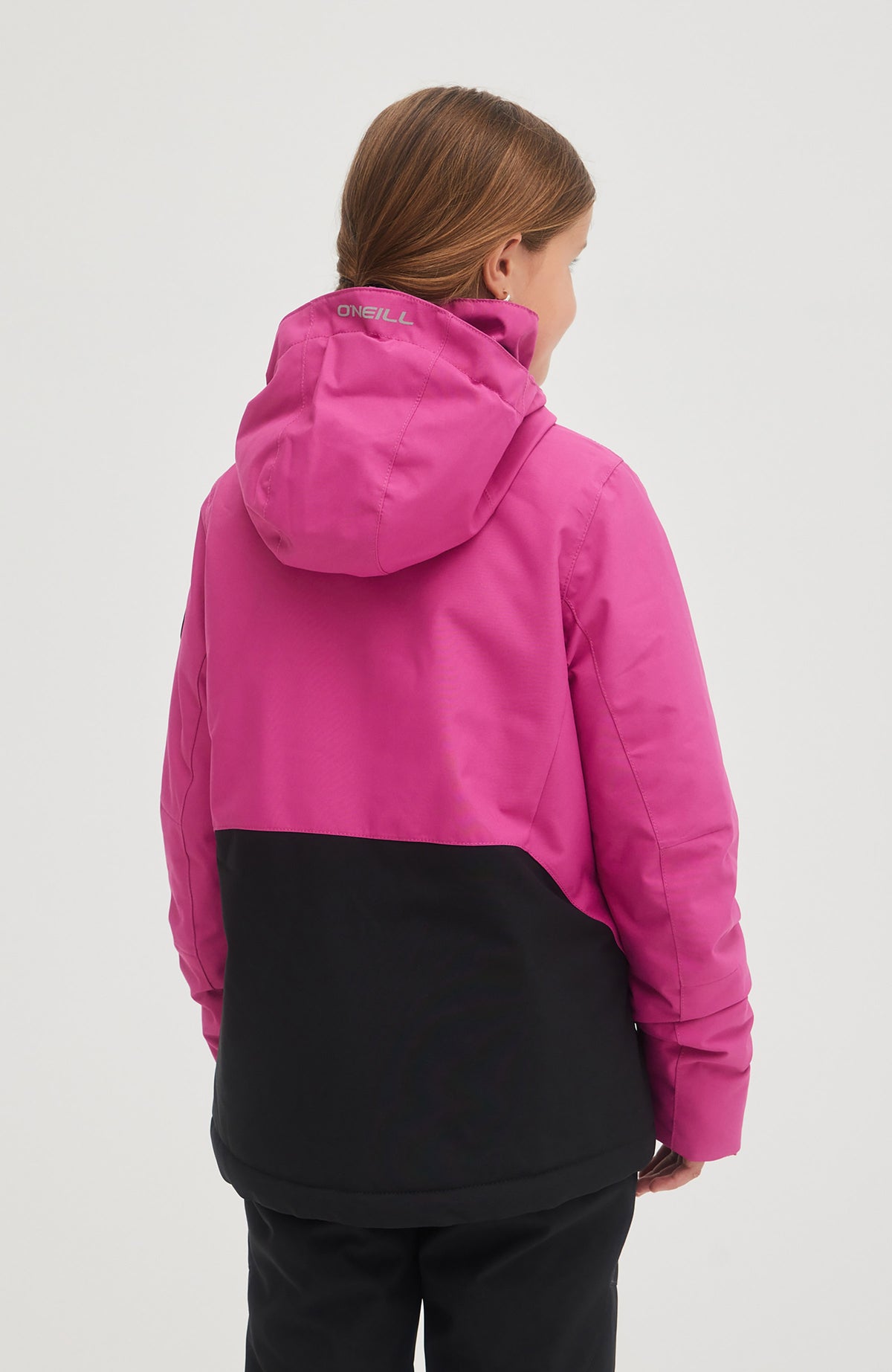 Adelite Snow Jacket | Fuchsia Red Colour Block