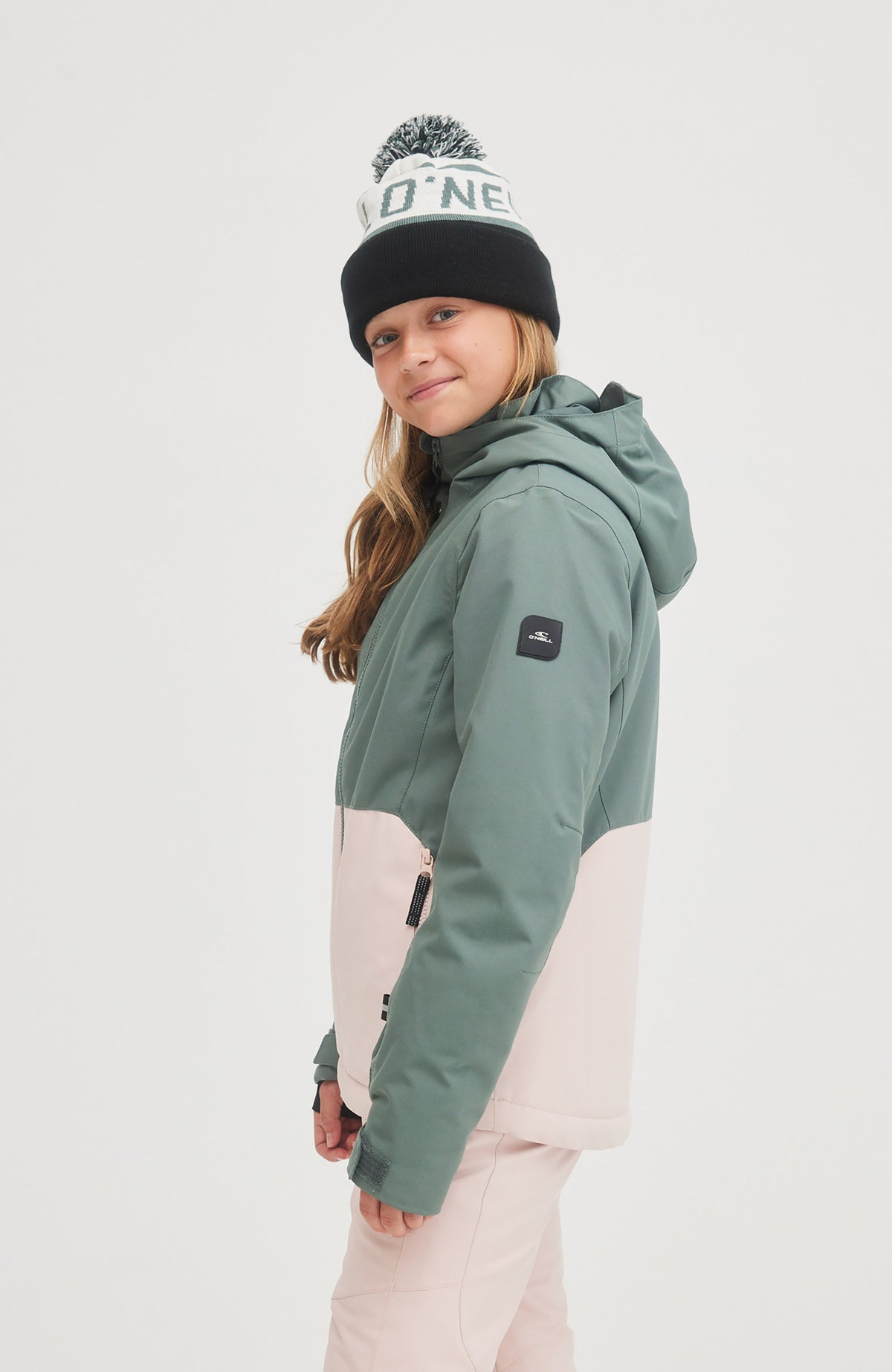 Adelite Snow Jacket | Balsam Green Colour Block