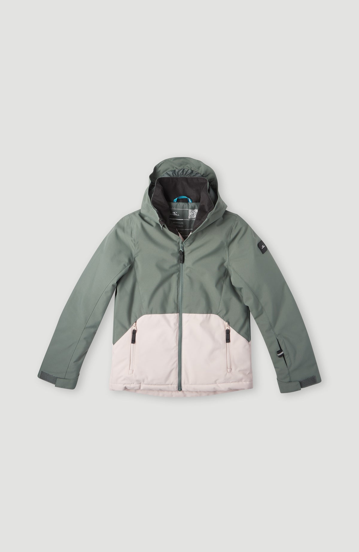Adelite Snow Jacket | Balsam Green Colour Block