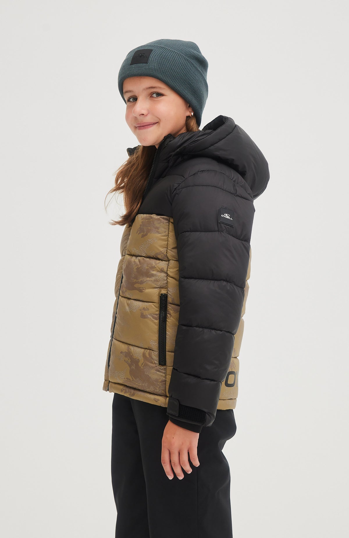 Puffer Jacket | Brown Camo