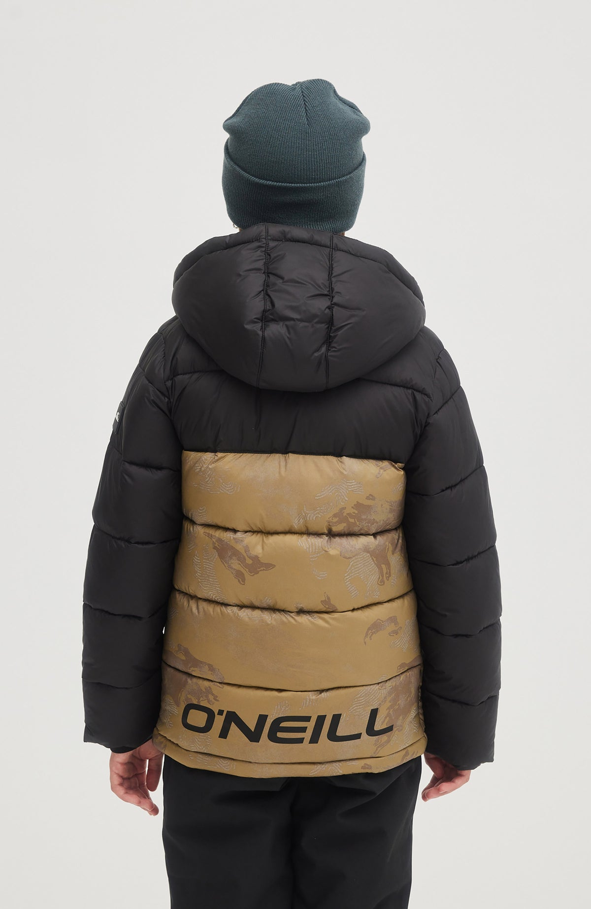 Puffer Jacket | Brown Camo