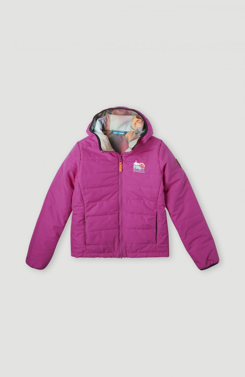 Back-To-School Reversible Jacket | Fuchsia Red