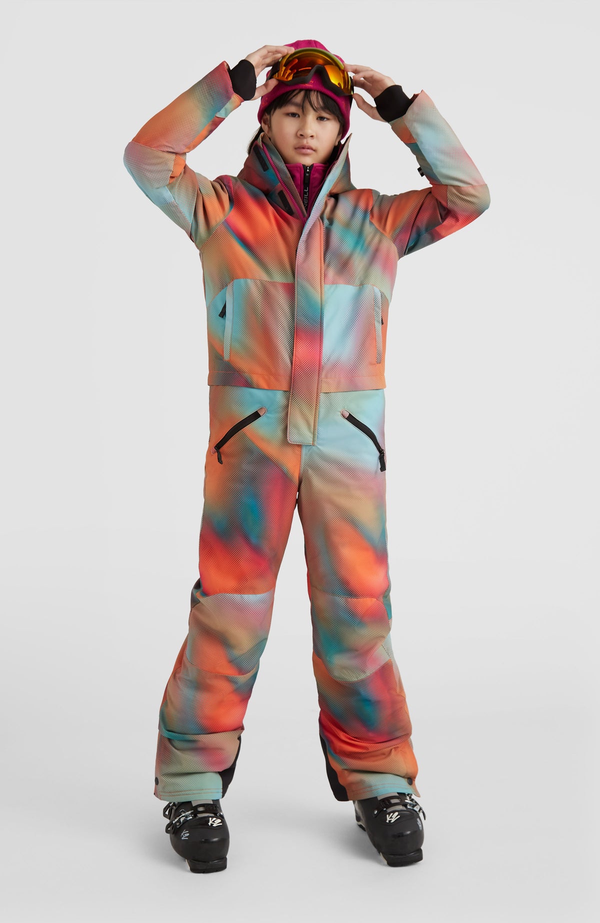 Full Snow Suit | Dark Blue Fade Halftone
