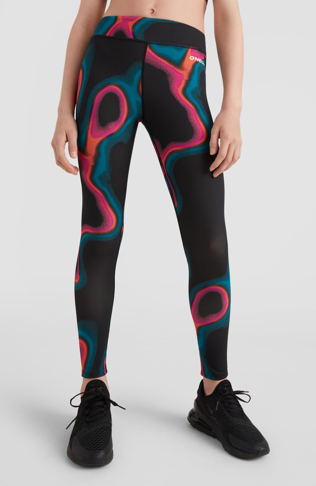 Active High-Waist Legging | Black Heat Map