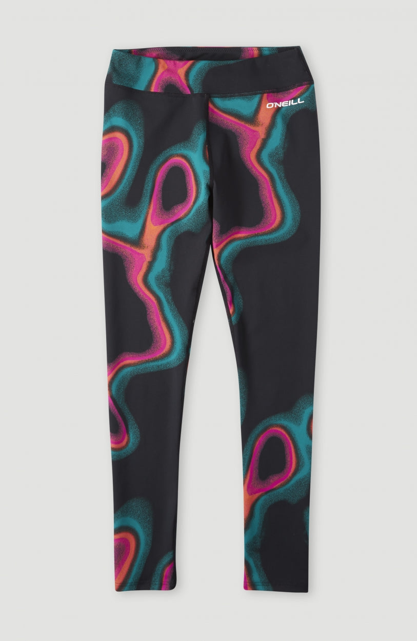 Active High-Waist Legging | Black Heat Map