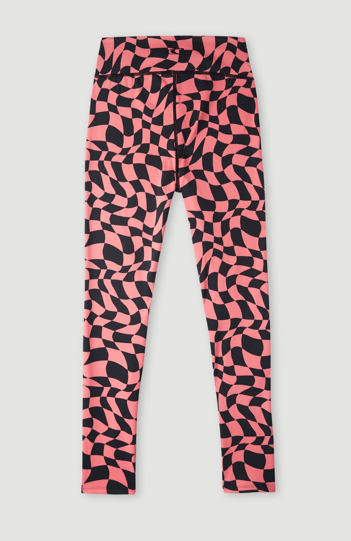 Outdoor Active High-Waist Legging | Pink Checkboard