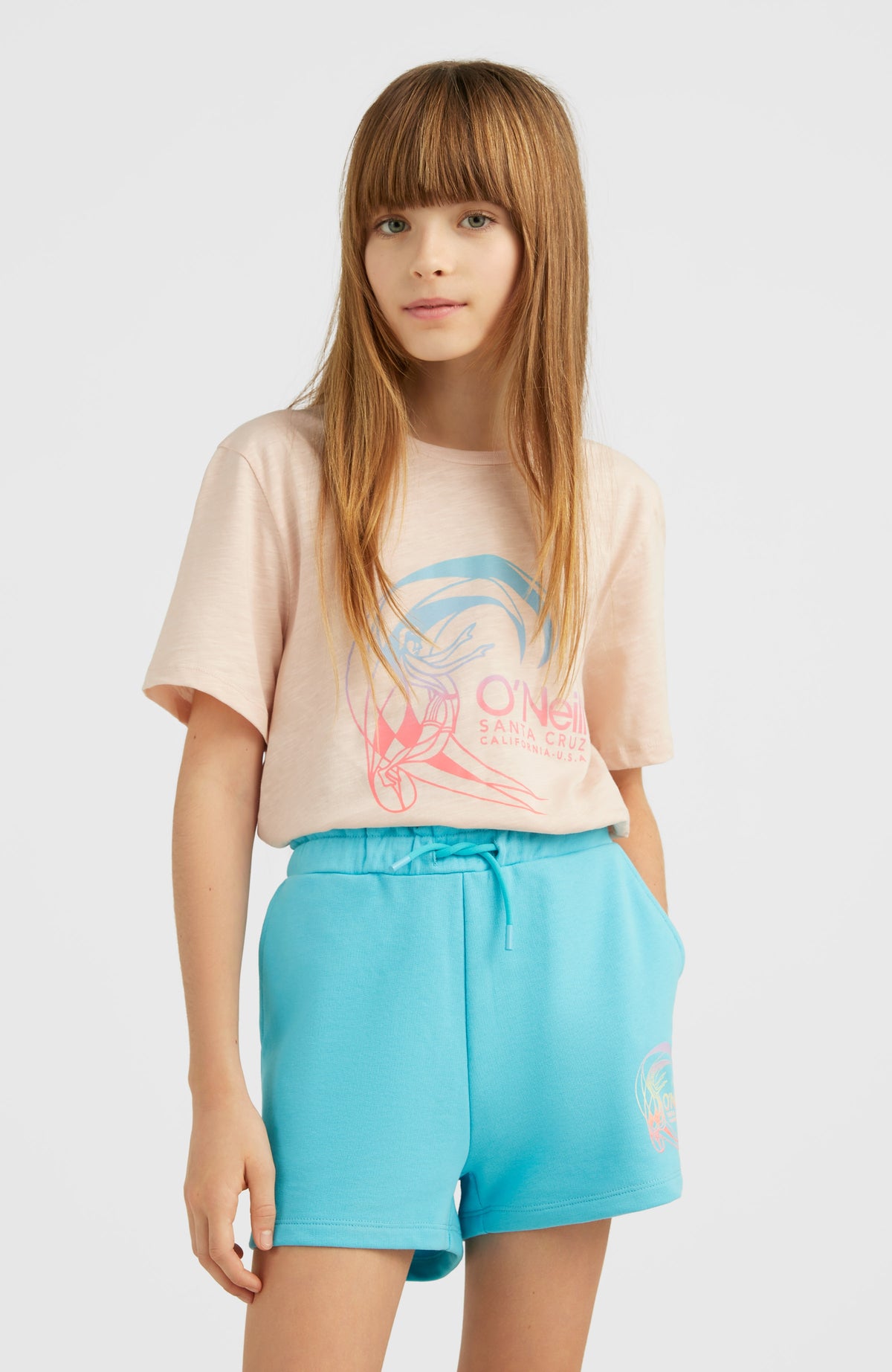 Circle Surfer Mid-Waist Sweatshorts | Bachelor Button