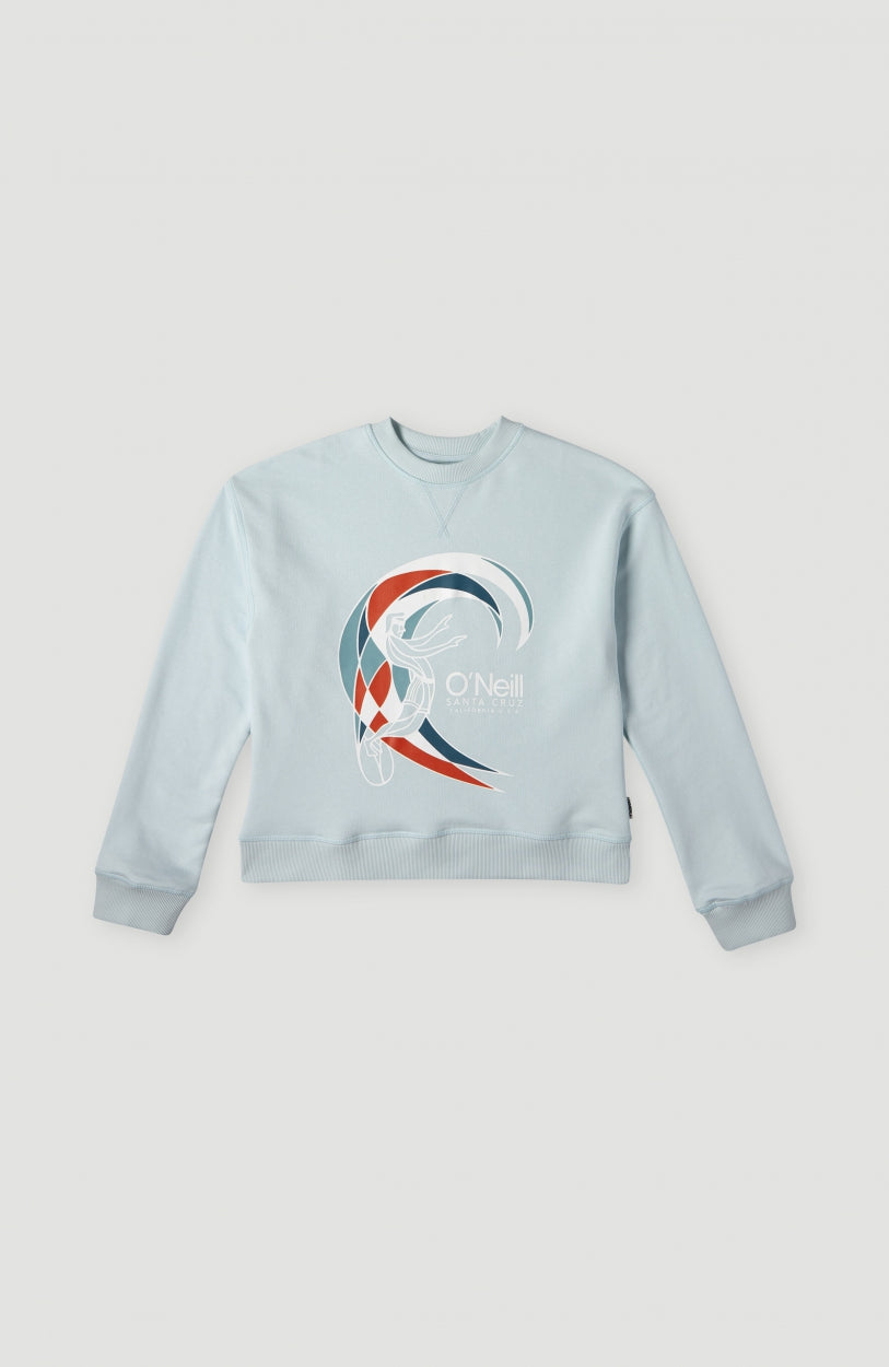 Circle Surfer Crew Sweatshirt | Whispering Blue