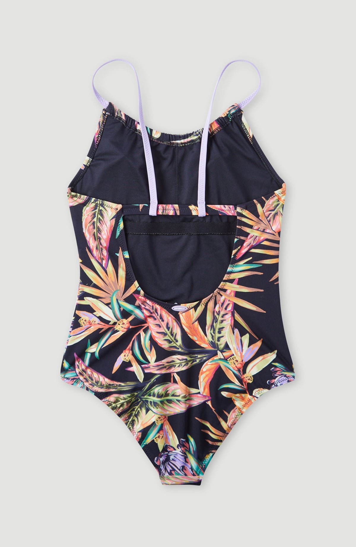 Cali Swimsuit | Black Tropical Flower