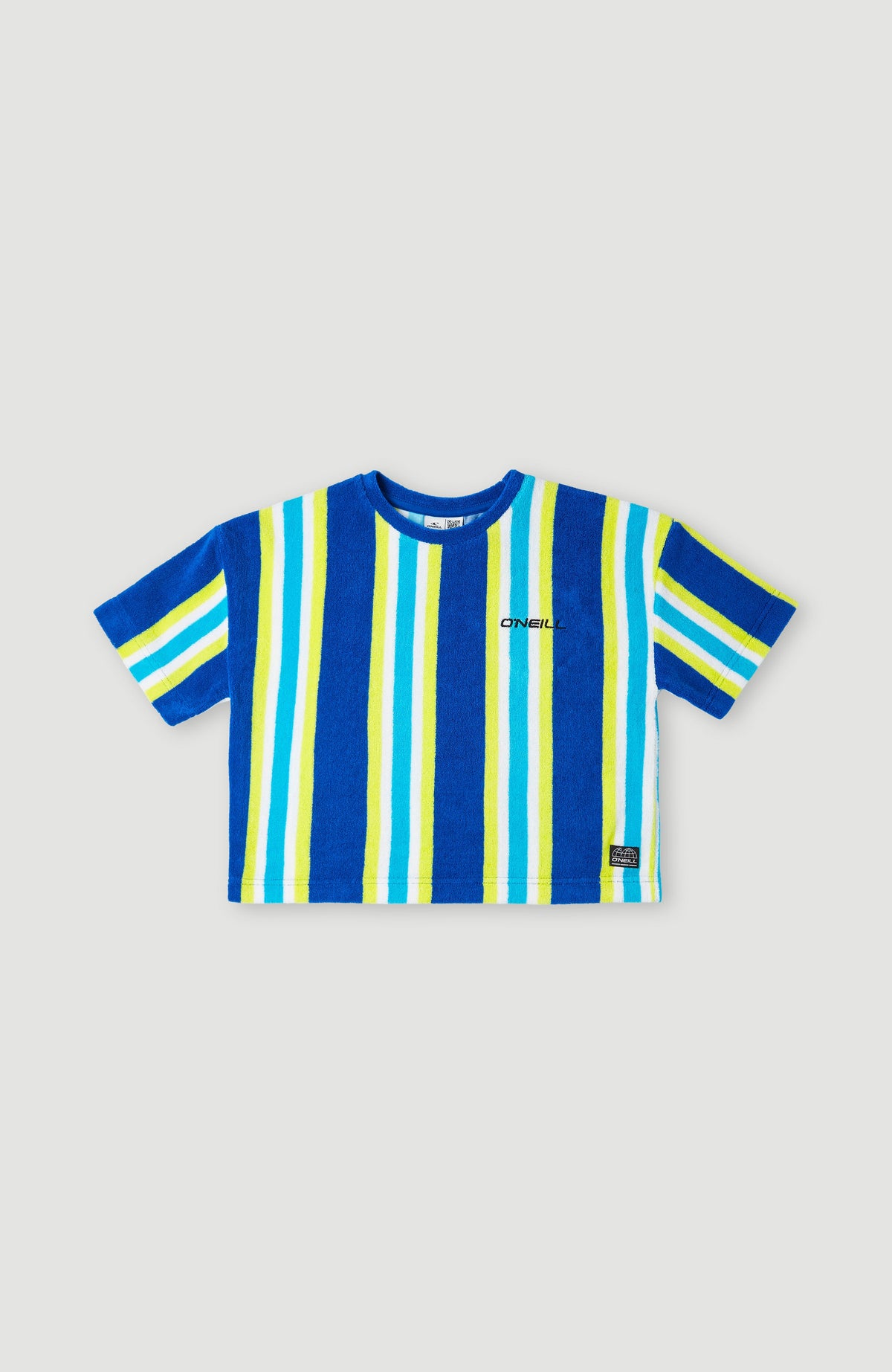 Brights Terry Shirt | Blue Towel Stripe