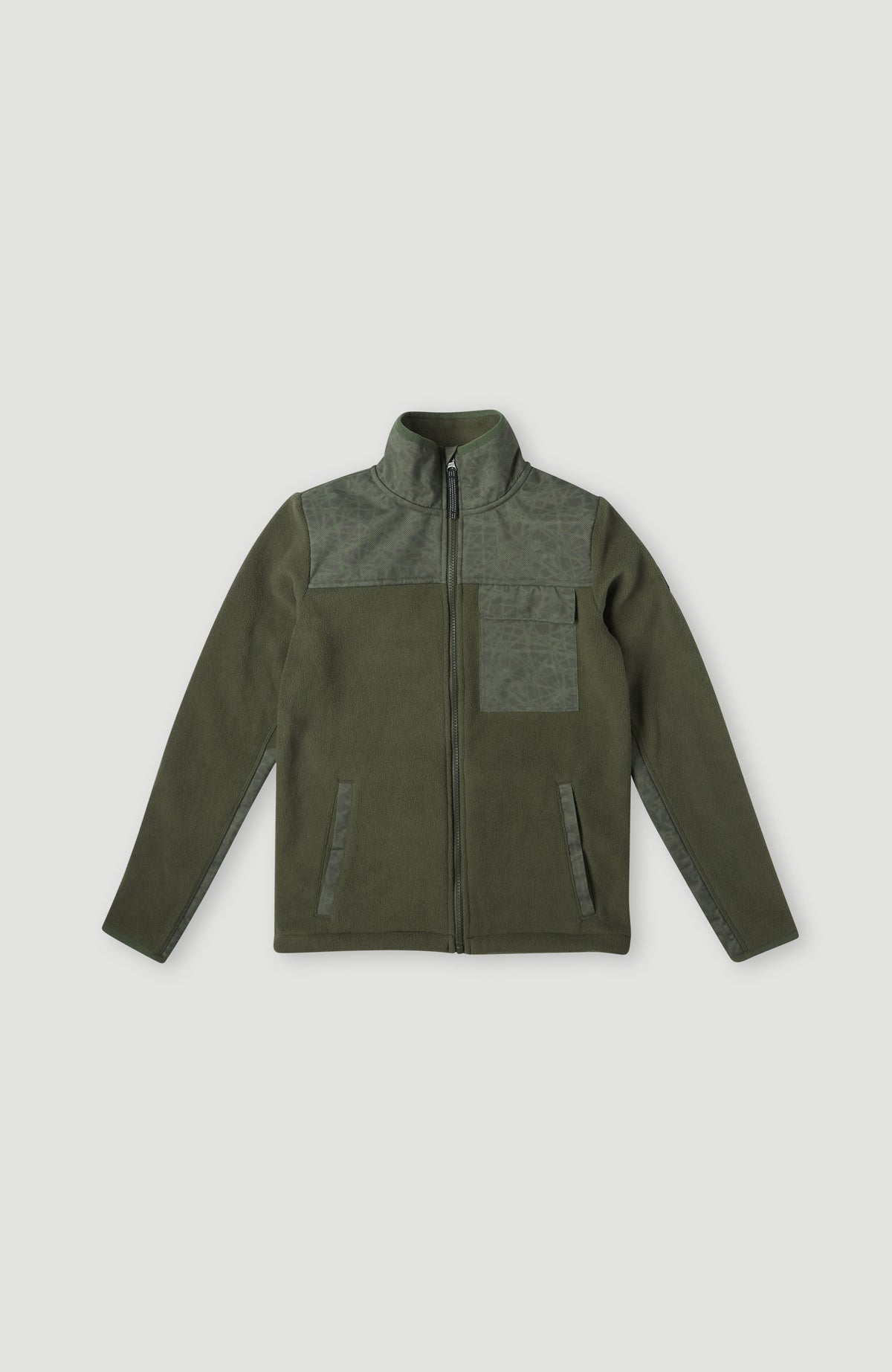 Utility Fleece Jacket | Forest Night Colour Block