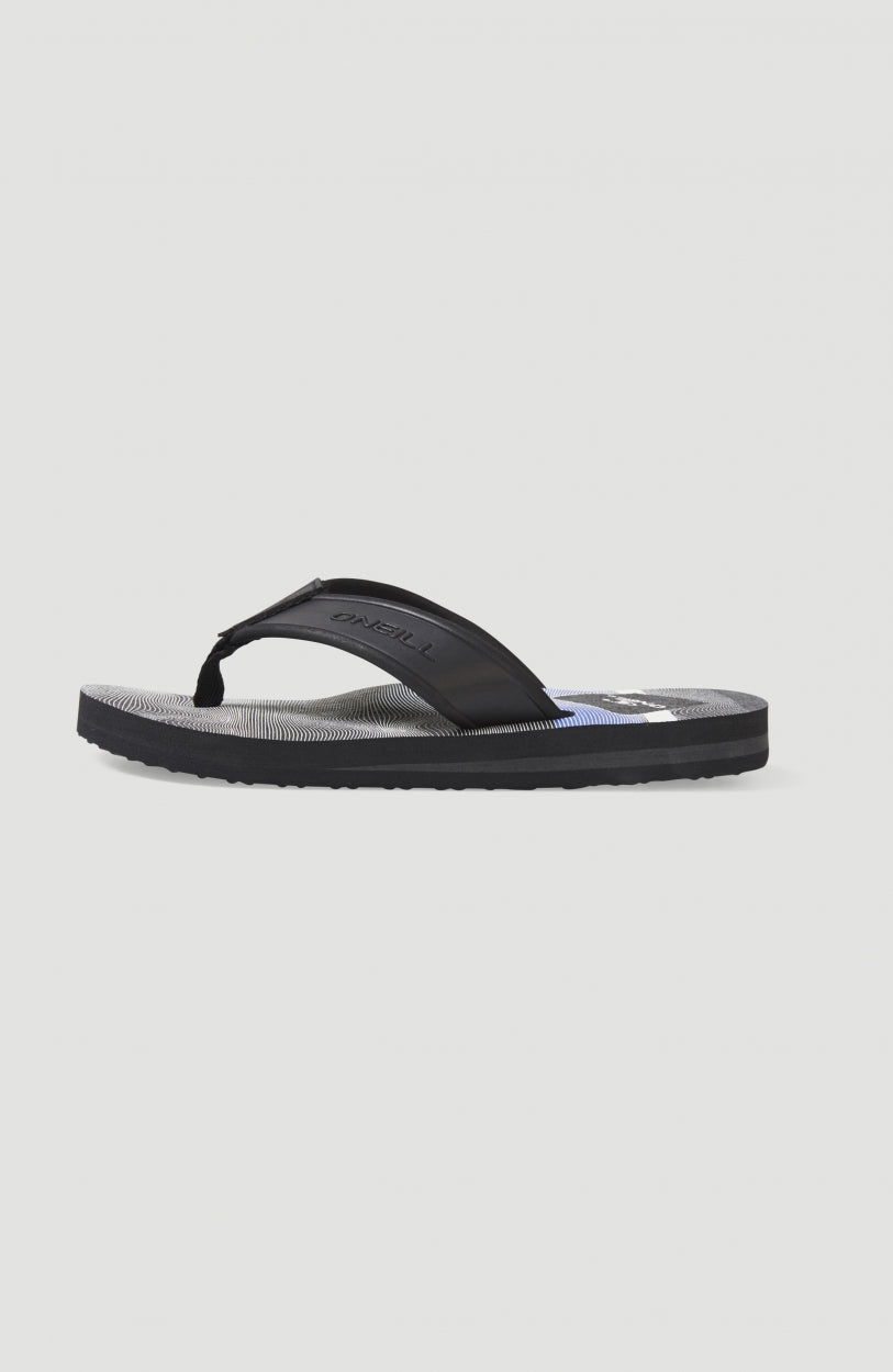 Arch Graphic Sandals | Black Multi 4