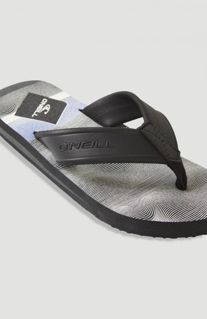 Arch Graphic Sandals | Black Multi 4