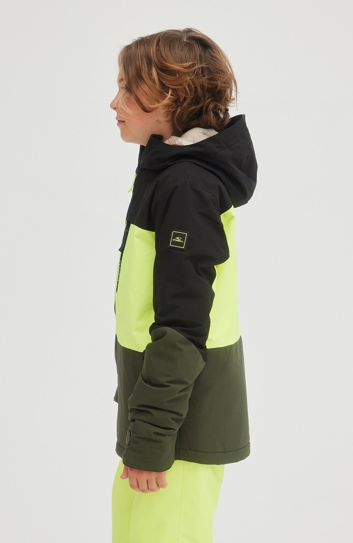 Carbonite Snow Jacket | Pyranine Yellow Colour Block