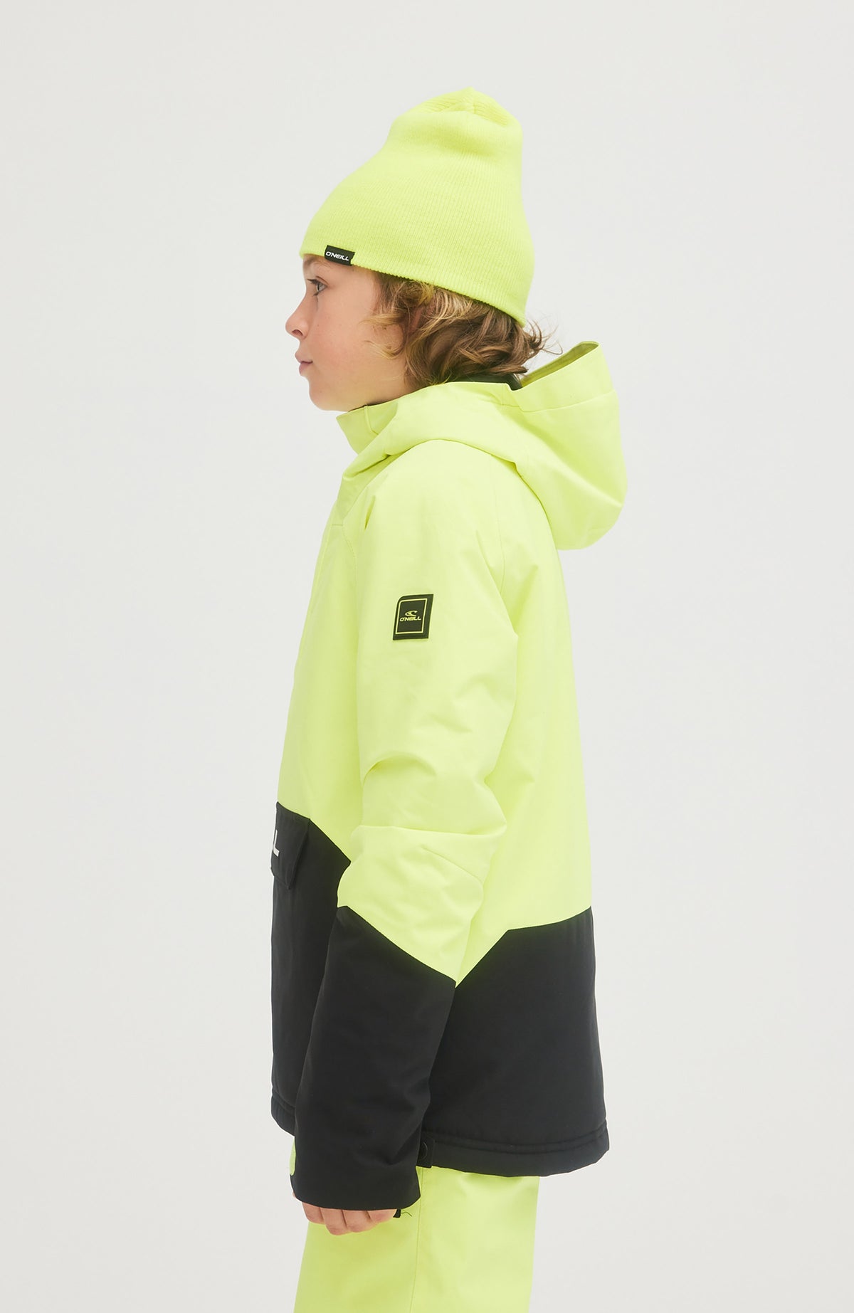 Anorak Snow Jacket | Pyranine Yellow Colour Block