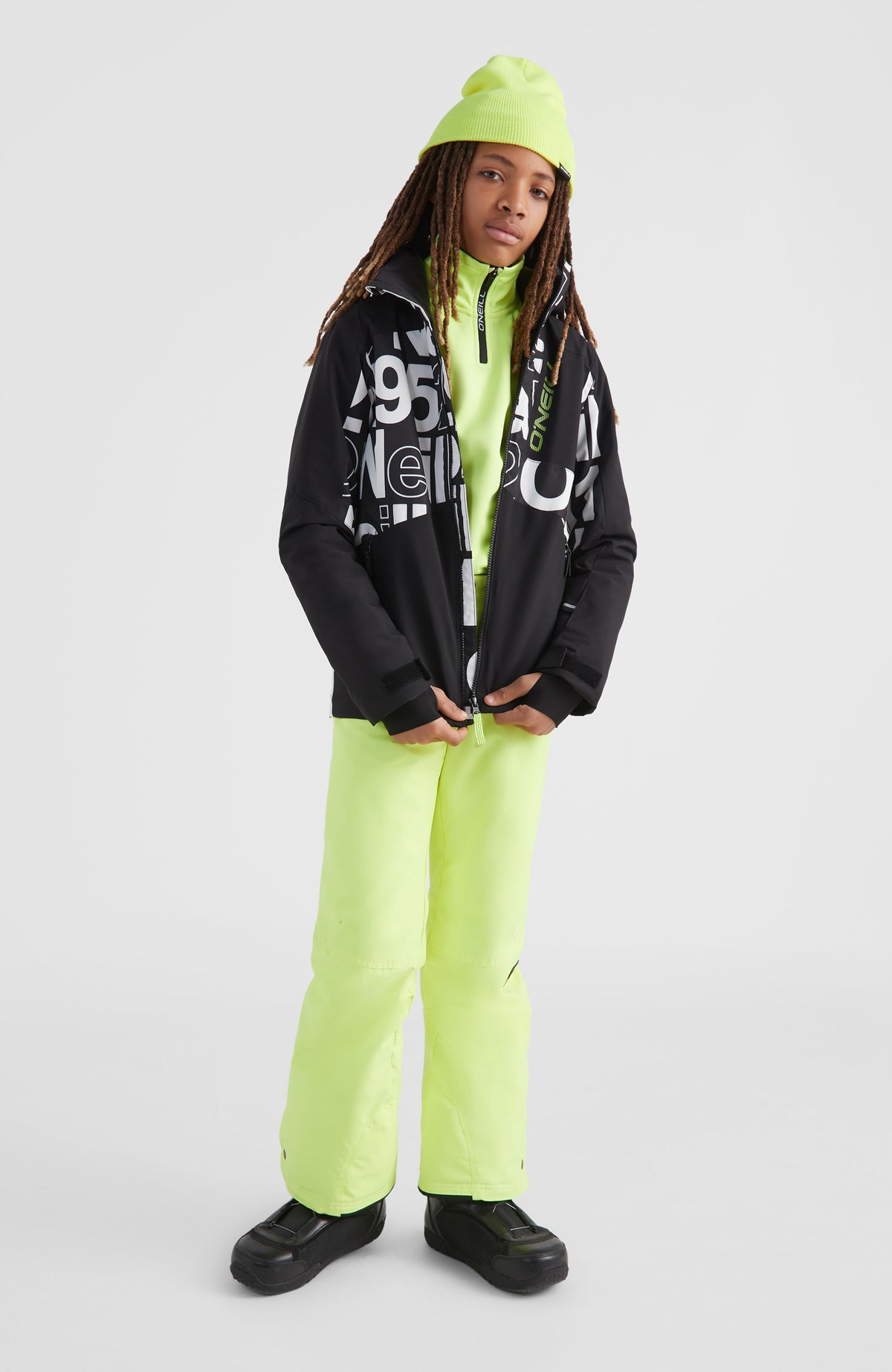 All Over Print Hammer Snow Jacket | White Wording 1952