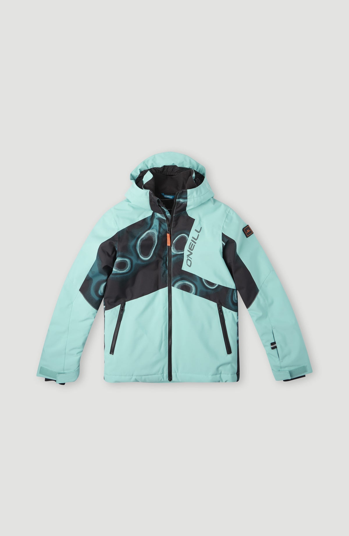 All Over Print Hammer Snow Jacket | Blue Heat Map