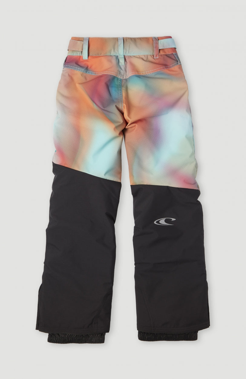 Anvil All Over Print Snow Pants | Dark Blue Fade Halftone