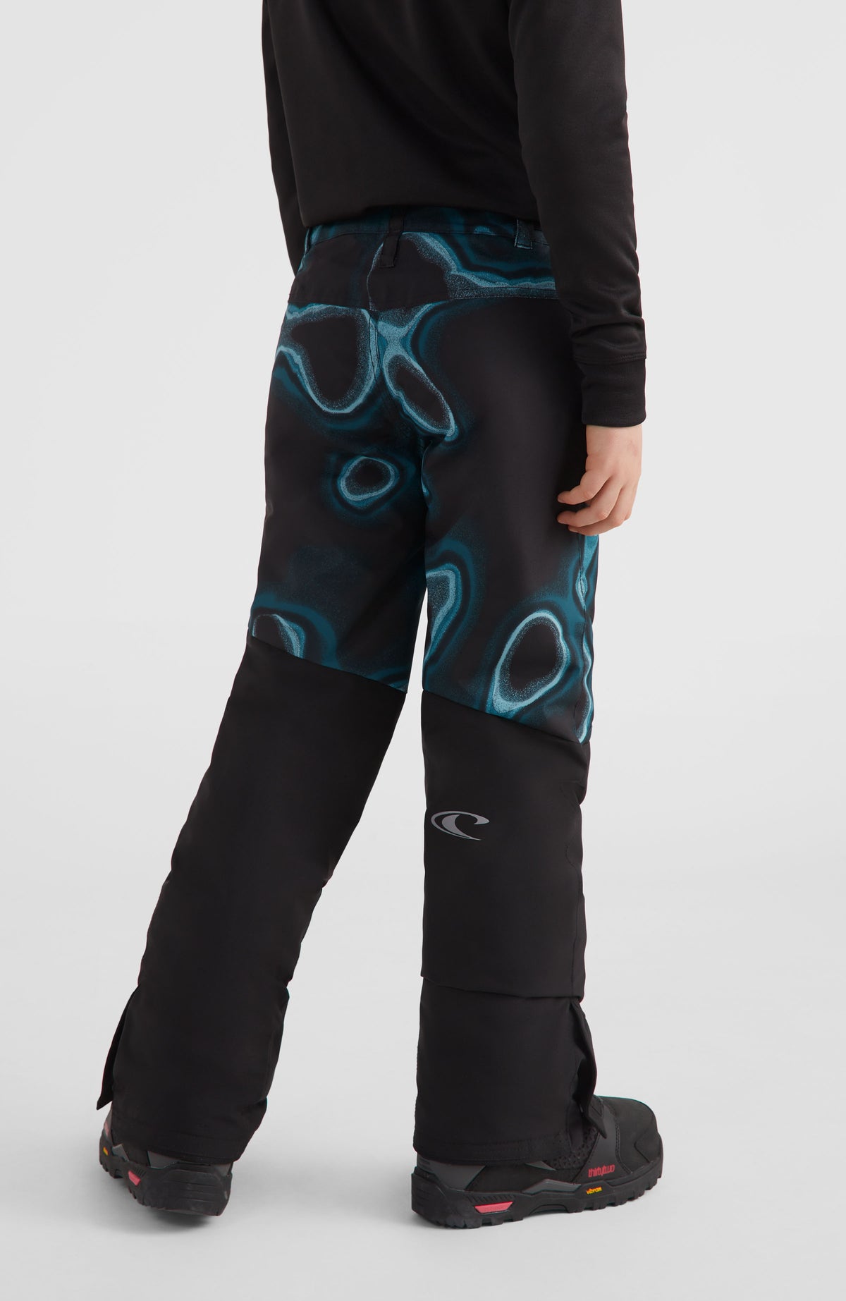 Anvil All Over Print Snow Pants | Blue Heat Map