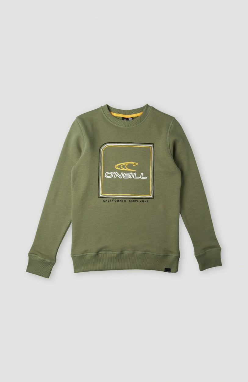 All Year Crew Sweatshirt | Deep Lichen Green