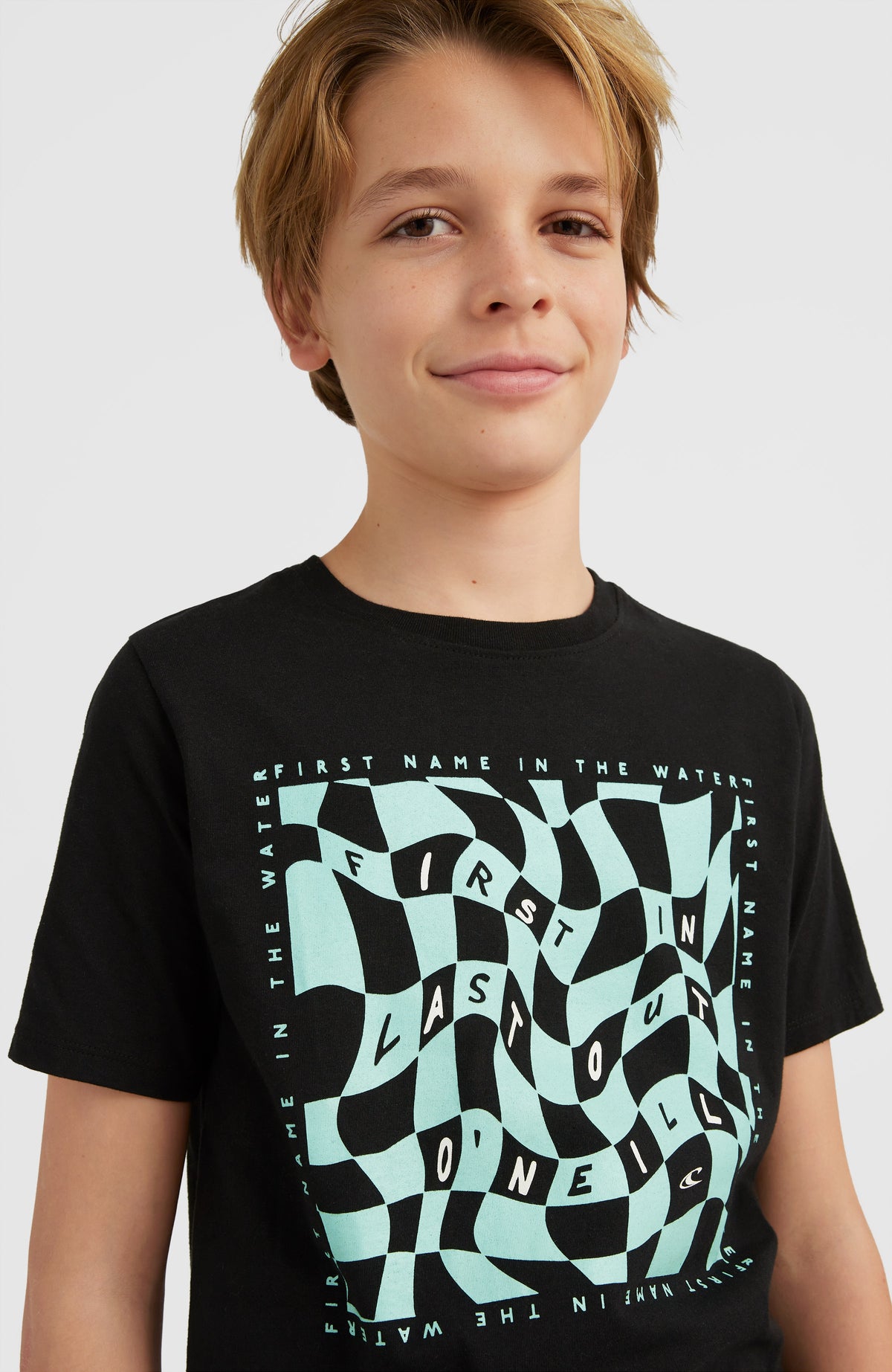 Checker T-Shirt | Black Out