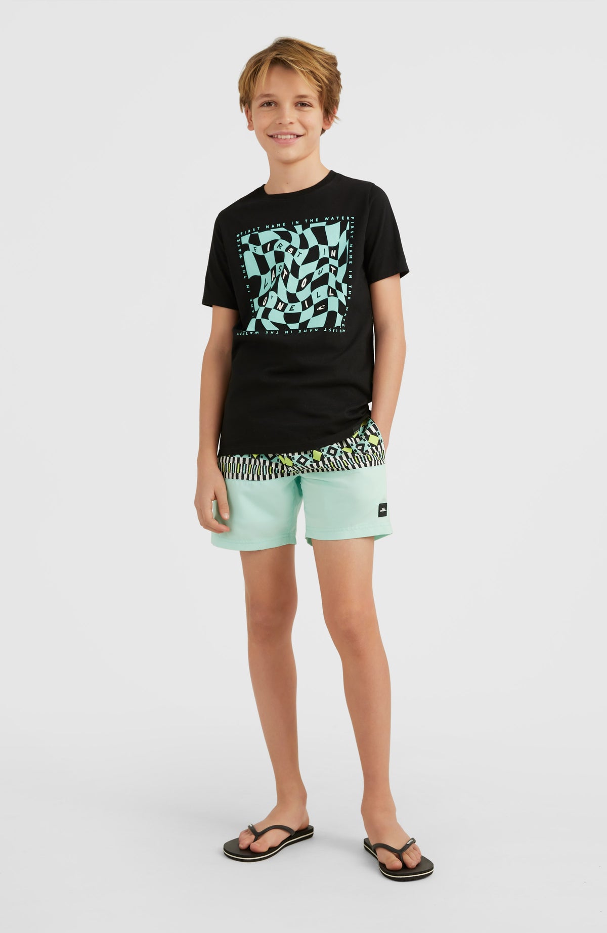 Checker T-Shirt | Black Out