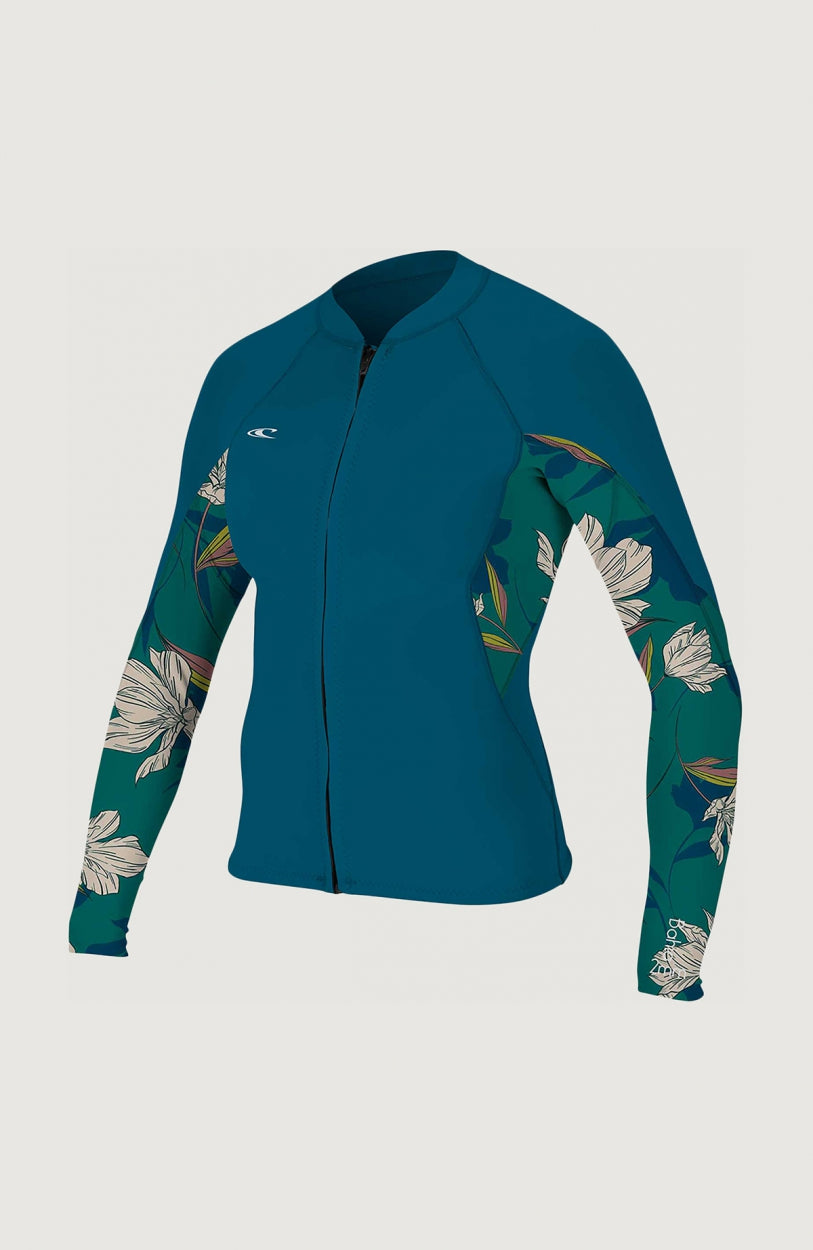 Bahia 1/0.5mm Full Zip Neoprene Jacket | Dark Blue