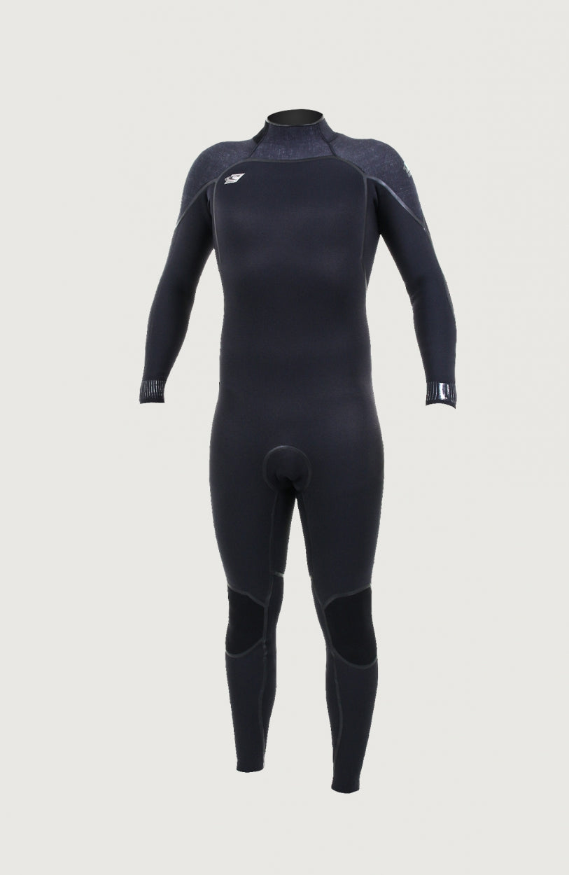 Psycho One Back Zip 5/4mm Full Wetsuit | Black