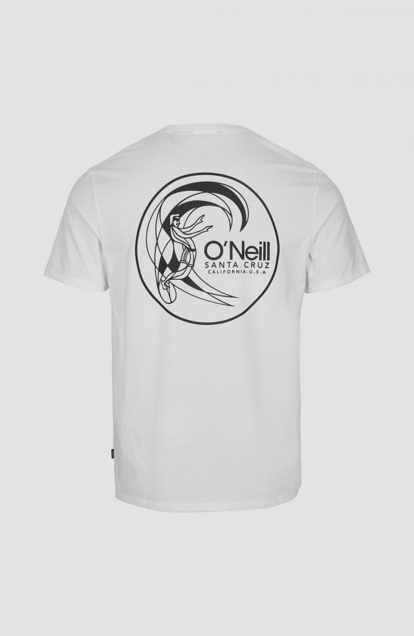 Circle Surfer T-Shirt | Powder White