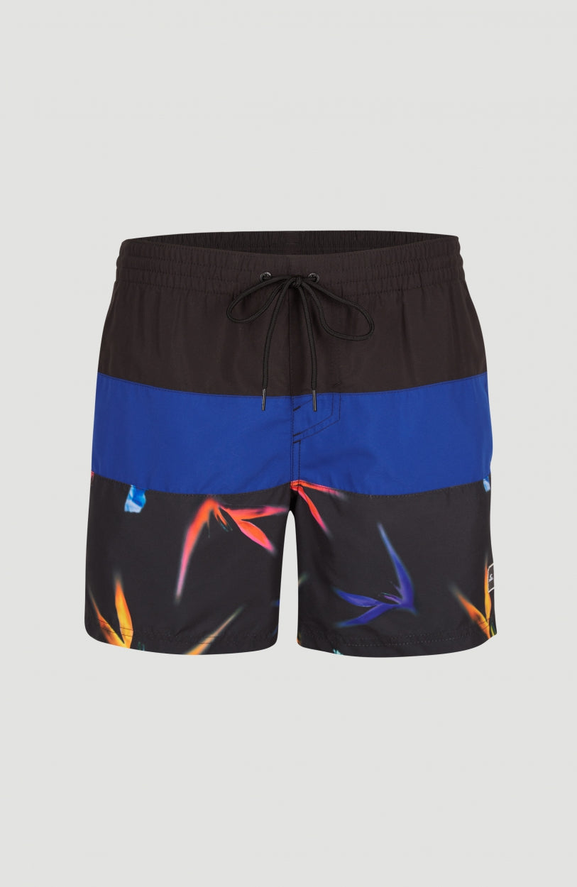 Frame Block Swim Shorts | Blue Multi 6
