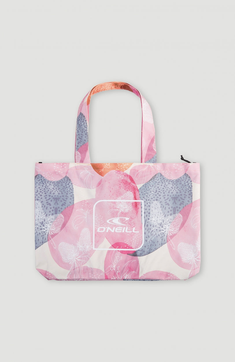 Coastal Print Tote Bag | Beige AO