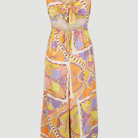 Alba Jumpsuit | Yellow Scarf Print