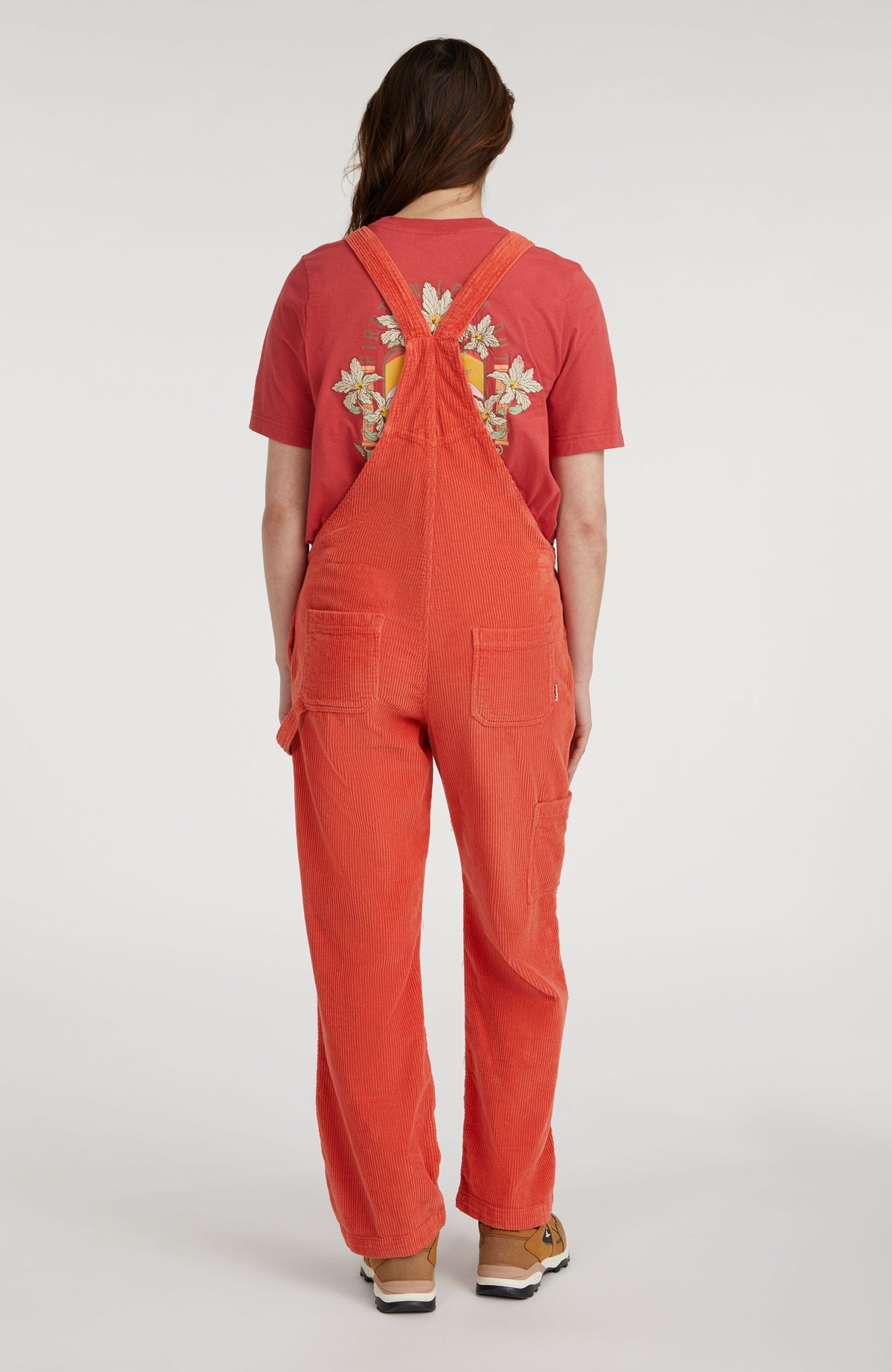 Cord Dungarees | Red Orcher