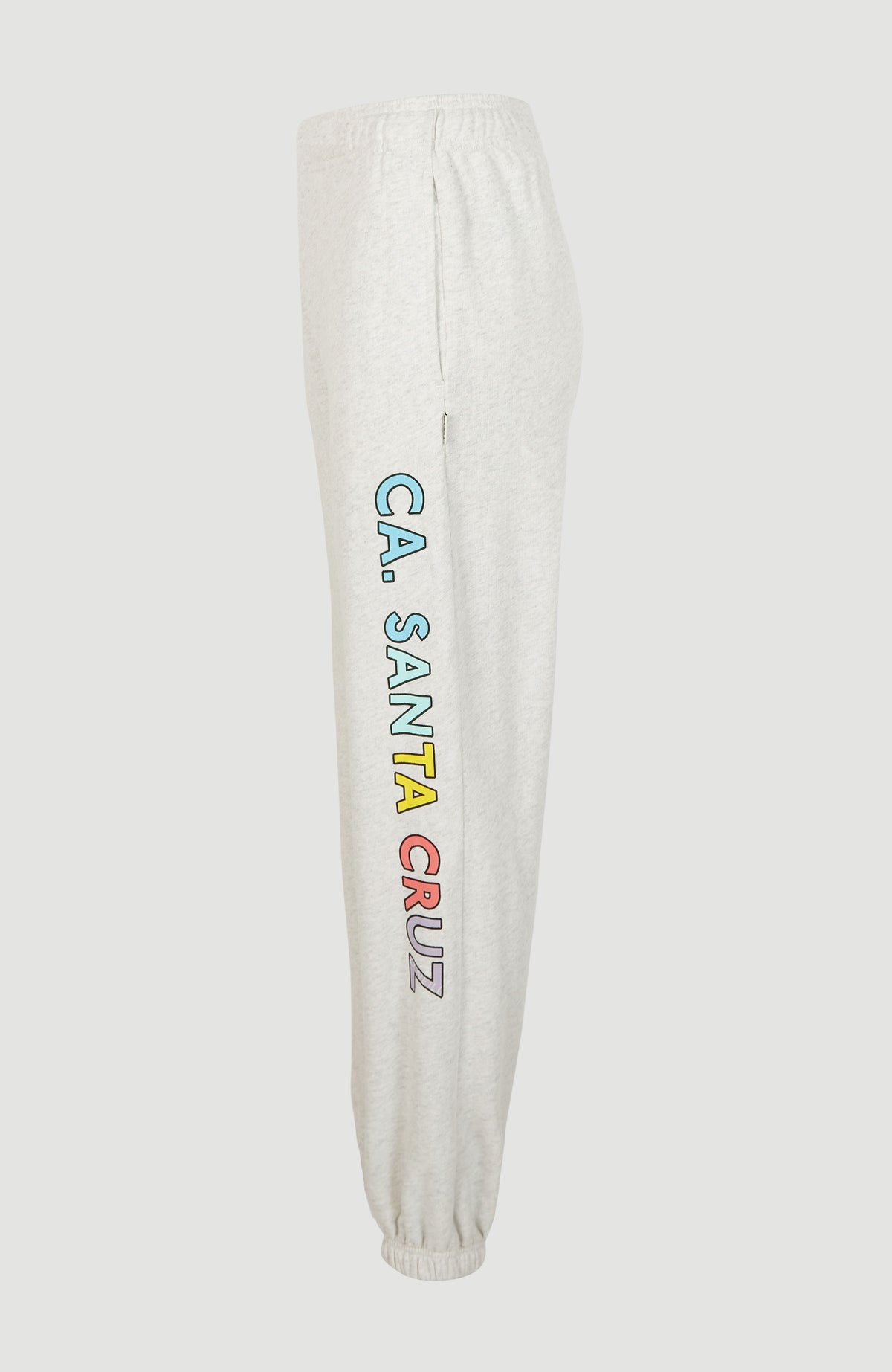 Connective High-Waist Sweatpants | White Melange