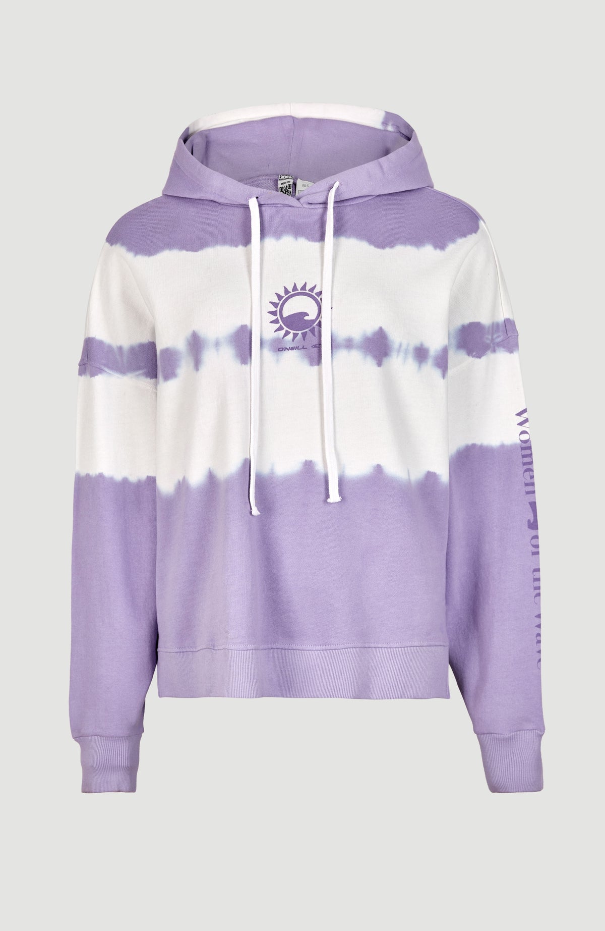 Women Of The Wave Hoodie | Purple Tie Dye