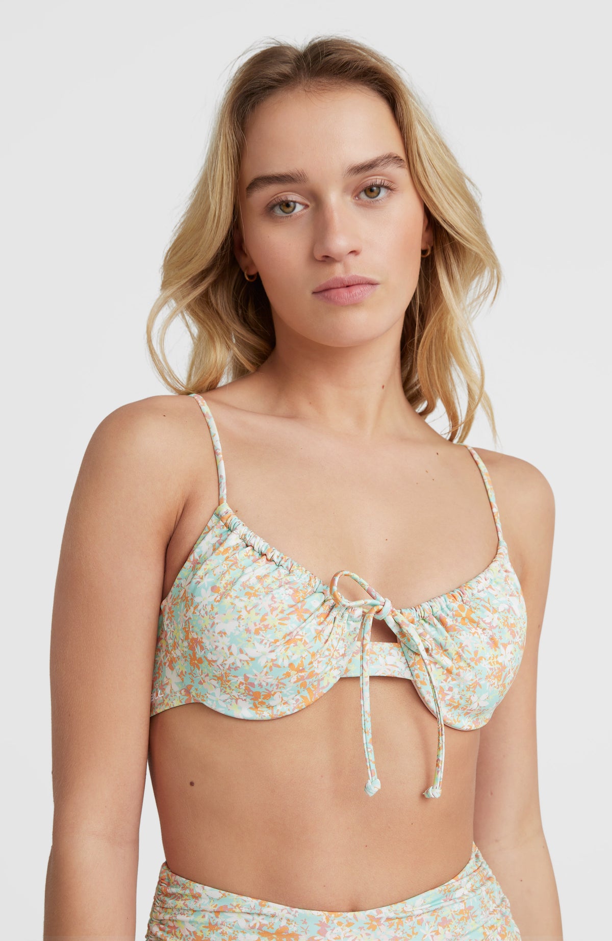 Avalon - Nova Bralette Bikini Set | Blue Beach Flower