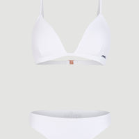 Alia - Cruz Triangle Bikini Set | Snow White