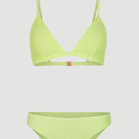 Alia - Cruz Triangle Bikini Set | Sunny Lime